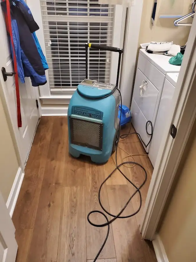 Commercial dehumidifier deployed for Flood Damage Cleanup in Cumberland